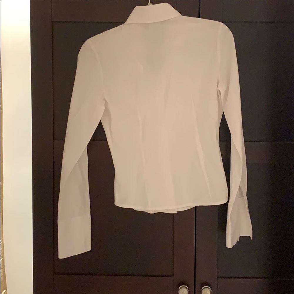 Naracamicie white tuxedo blouse great condition.